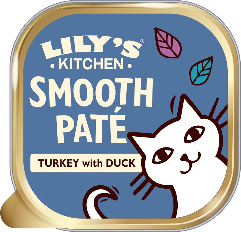 Lily's Kitchen Smooth Paté Selection für Katzen 19 x 85 g - Truthahn & Ente