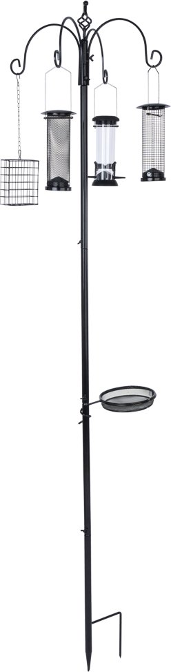 TIAKI Vogelfutterstation - Ø 50 x H 210 cm