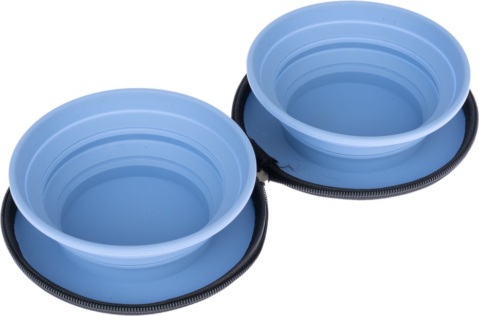 Nomad Tales Spirit Tragbarer Doppelnapf aus Silikon - 2 x 350 ml