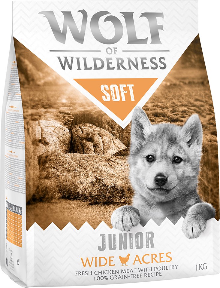 Wolf of Wilderness Junior "Soft - Wide Acres" Huhn - getreidefrei - 1 kg