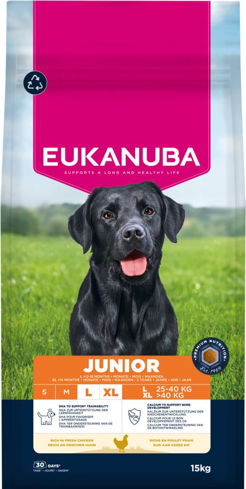 Eukanuba Premium Nutrition Junior Large & Giant Breed Huhn - 15 kg