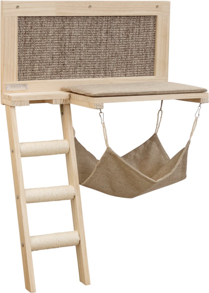 Kerbl Pet Katzenliegebrett Timber - braun