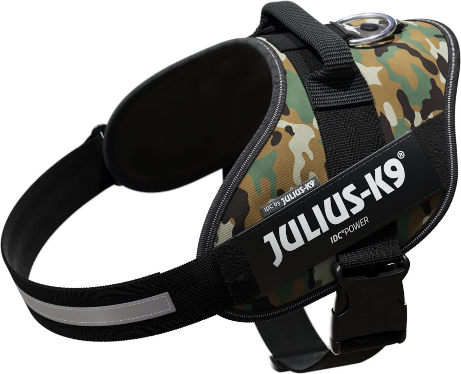 JULIUS-K9 IDC®-Powergeschirr, camouflage - Größe XL: Brustumfang 71 - 96 cm
