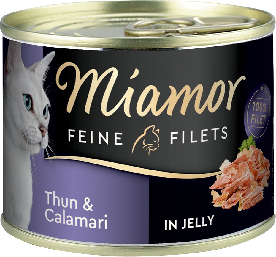 Miamor Feine Filets 6 x 185 g - Thunfisch & Calamari