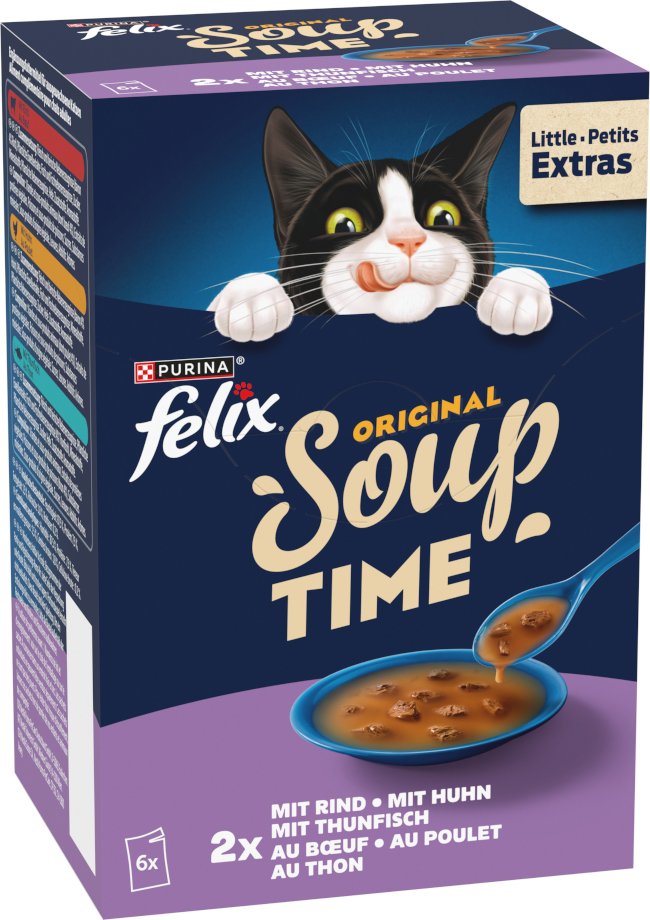 Felix Soup Time Original 6 x 48 g - Gemischte Vielfalt