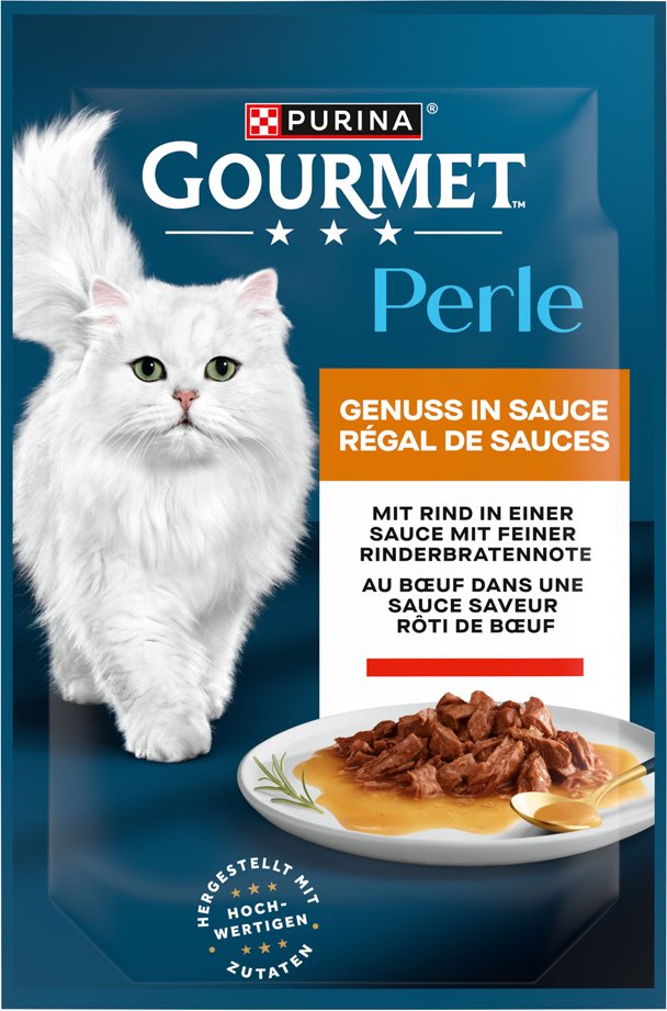 Gourmet Perle Genuss in Soße 26 x 85 g - Rind
