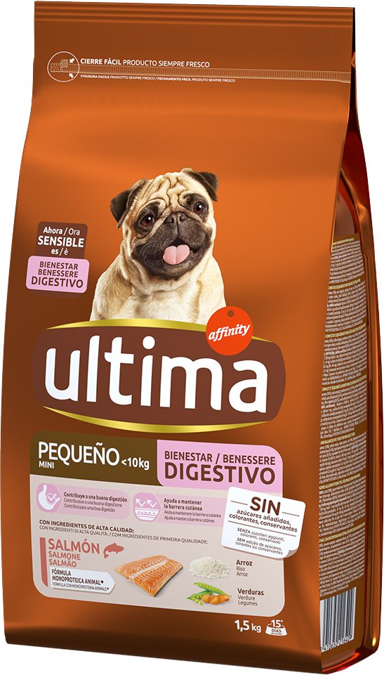 Thumbnail - Ultima Mini Sensitive Lachs - 3 kg (2 x 1,5 kg)