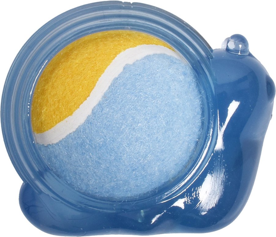 Bobby Hundespielzeug Coquille - Ø 14,1 x L 9,2 cm, blau