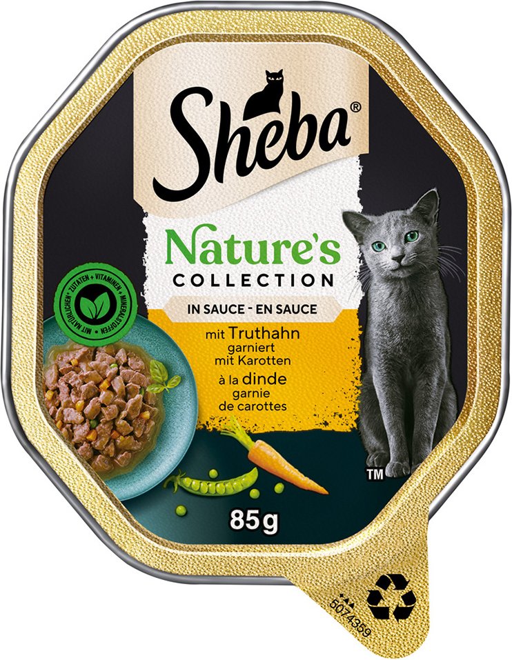 Sheba Nature´s Collection in Sauce 22 x 85 g - mit Truthahn