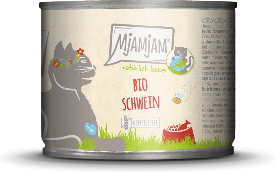 MjAMjAM Natürlich Lecker Bio 6 x 200 g - Bio-Schwein