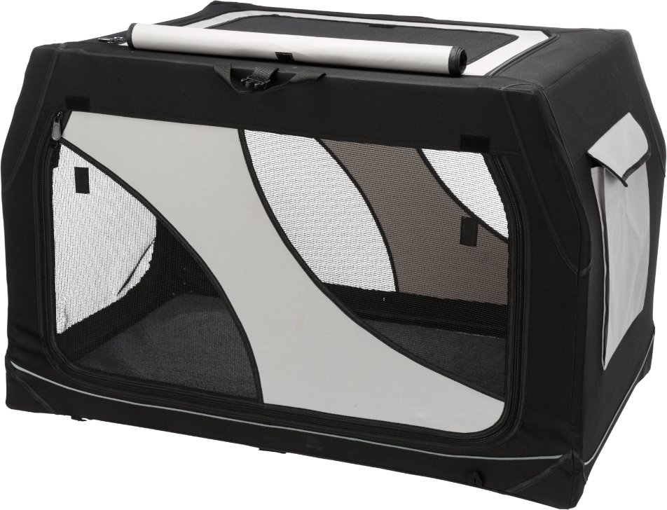 Trixie Hundebox faltbar Friends on Tour Mobile Kennel Vario - B 91 x T 61 x H 58 cm (Größe M-L)