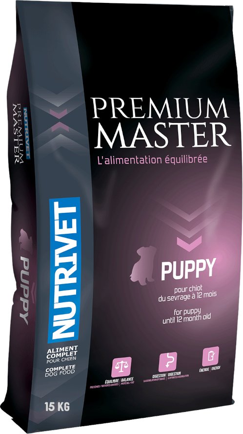 Nutrivet Premium Master Puppy mit Huhn - 15 kg