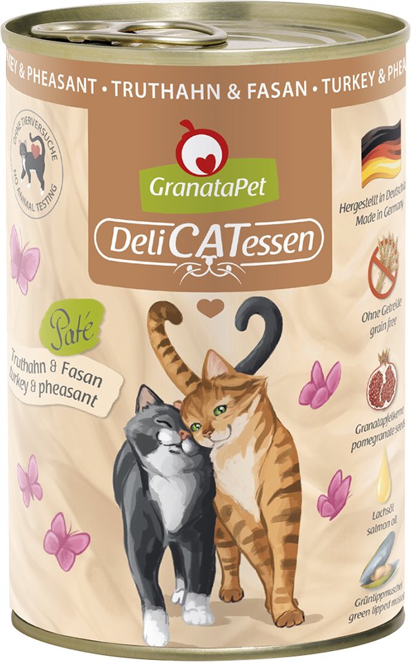 GranataPet DeliCatessen 6 x 400 g - Truthahn & Fasan