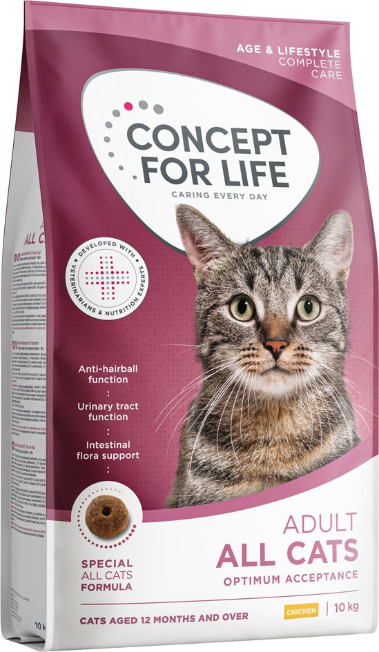 Concept for Life All Cats Adult - NEU: Sparpaket: 2 x 10 kg