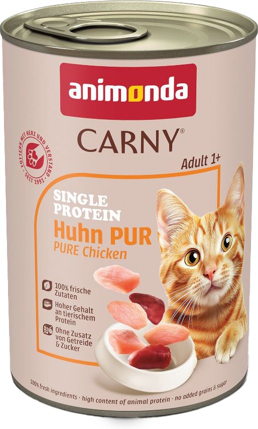 animonda Carny Single Protein Adult 6 x 400 g - Huhn pur