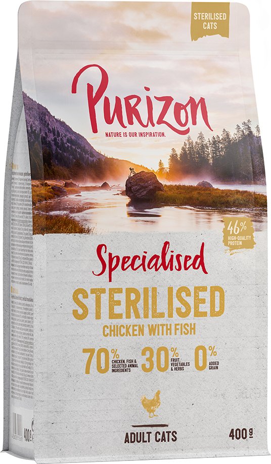Purizon Sterilised Adult Huhn & Fisch - getreidefrei - 400 g