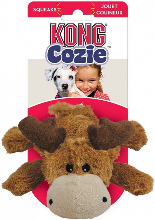 KONG Cozie Marvin Moose - Gr. XL: L 34 x B 30 x H 13 cm