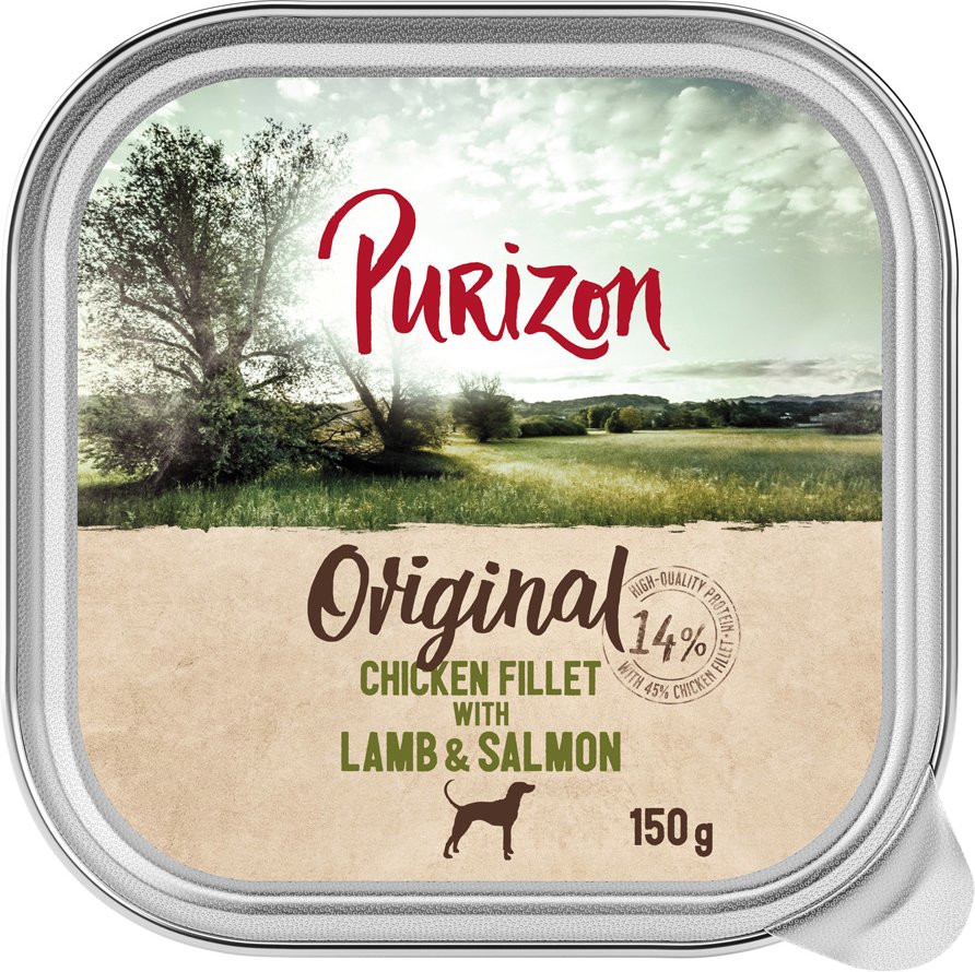 Purizon 6 x 150 g - Hühnerfilet mit Lamm & Lachs