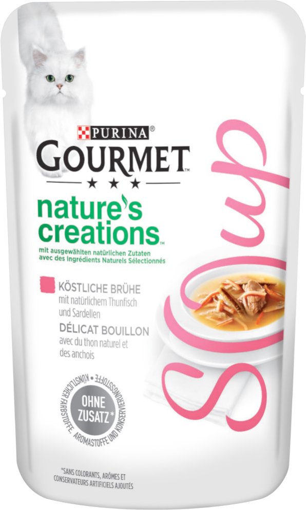 Megapack Gourmet Soup 32 x 40 g - Thunfisch & Sardellen