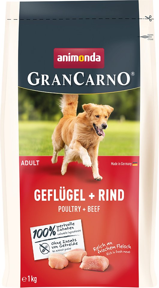 animonda GranCarno Adult Geflügel + Rind - 1 kg