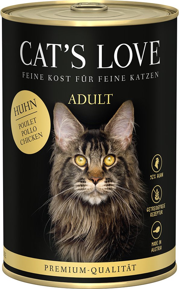Cat's Love 6 x 400 g - Huhn pur