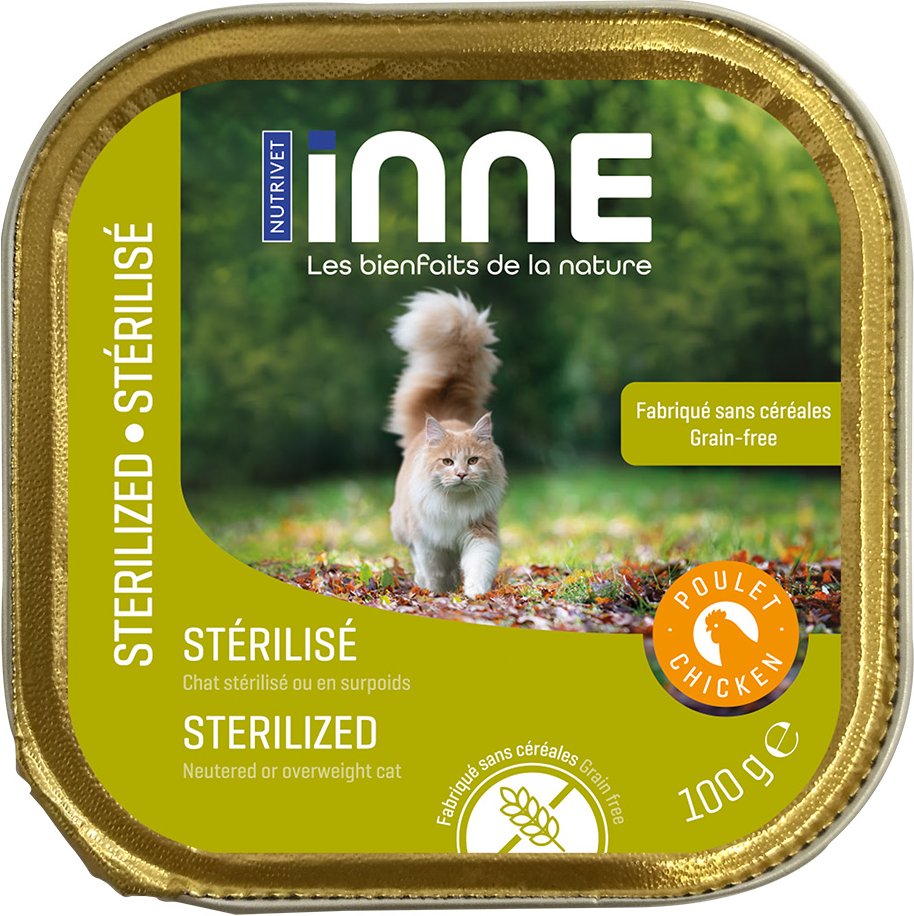Nutrivet Inne Katze Sterilized 16 x 100 g - 16 x 100 g - Huhn