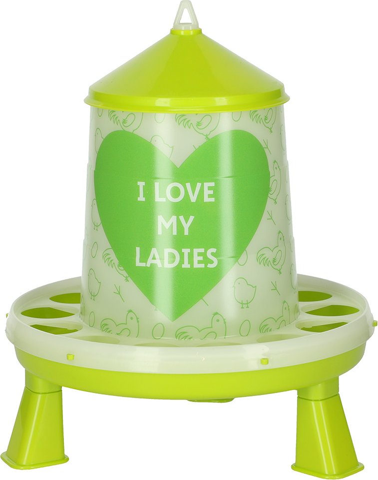 Thumbnail - Kerbl Pet Futterspender "Ladies" für Hühner - 2,4 l / 2 kg