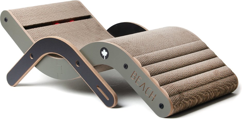 Canadian Cat Company Design-Kratzmöbel Beach Chair - L 70 x B 35 x H 25 cm