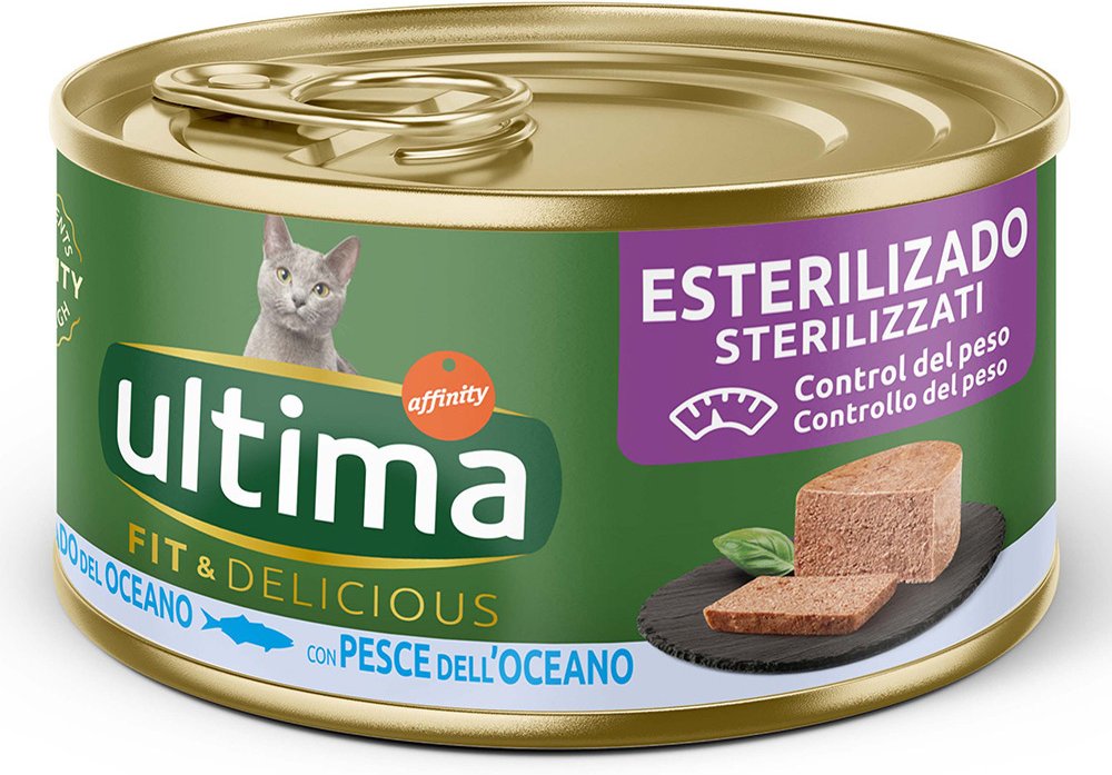 Ultima zum Sonderpreis! - 48 x 85 g Fit & Delicious Sterilized Meeresfisch