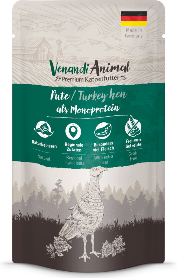 Venandi Animal Monoprotein 12 x 125 g - Pute