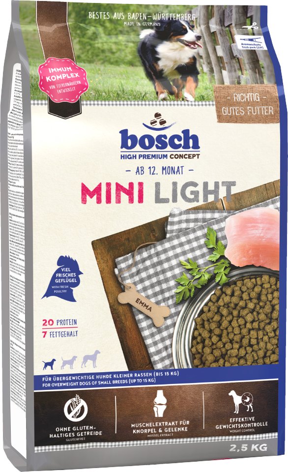 bosch Sparpaket (2 x Großgebinde) - Adult Mini Light (3 x 2,5 kg)