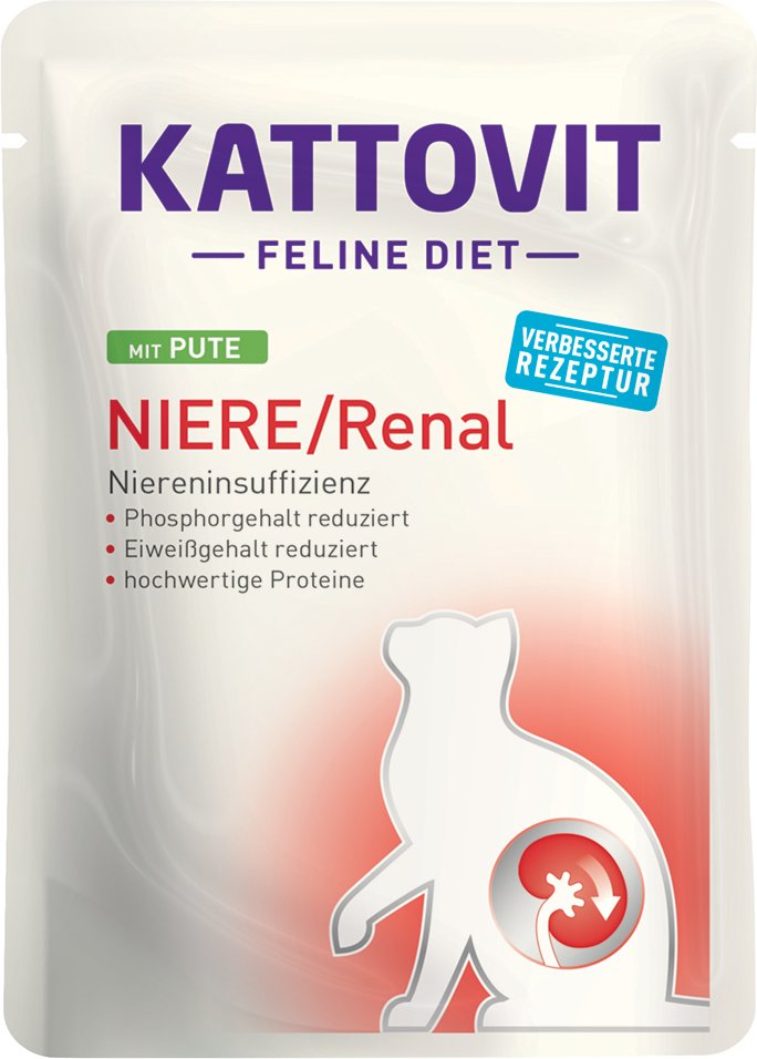 Kattovit Niere/Renal Pouches 24 x 85 g - Pute