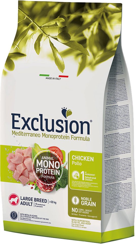 Exclusion Mediterraneo Adult Large mit Huhn - Sparpaket: 2 x 12 kg