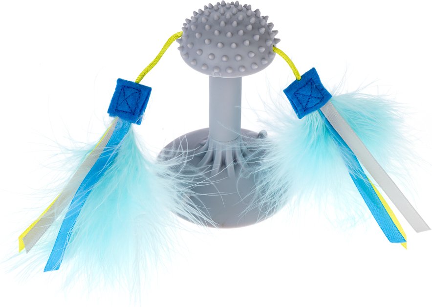 TIAKI Interaktives Katzenspielzeug mit Saugnapf - 1 Stück