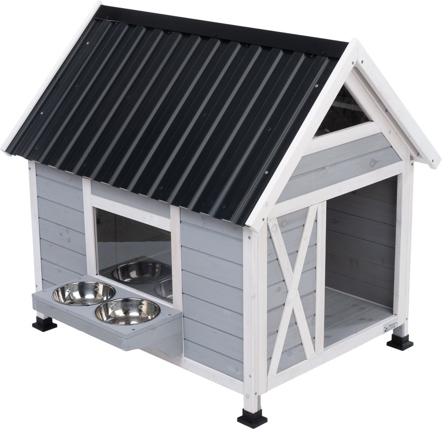 Modern Living Outdoor-Hundehütte Belmont - ca. L 101 x B 92 x H 95,5 cm