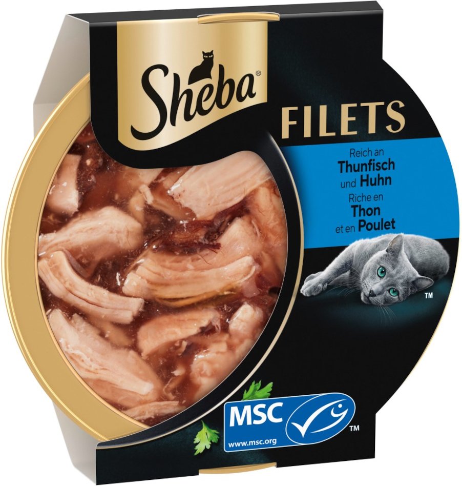 Sheba Filets 32 x 60 g - Huhn mit Thunfisch