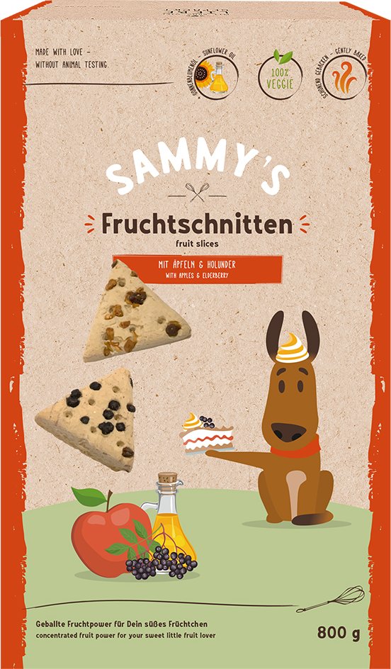 Sammy's Fruchtschnitten - Sparpaket: 3 x 800 g