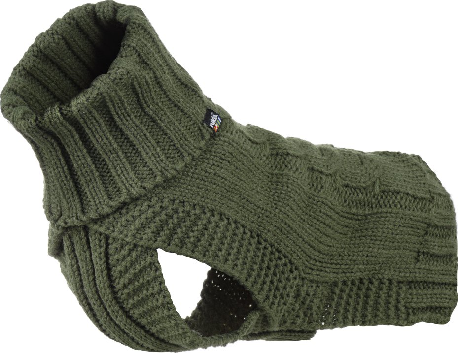 Rukka Wooly Knitwear, olive - Größe S: 31 cm Rückenlänge