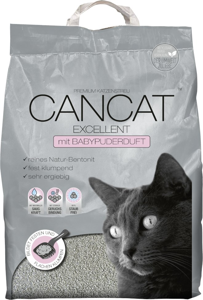 CANCAT Excellent Katzenstreu - Sparpaket: 2 x 12 kg