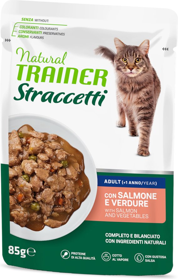 Natural Trainer Streifen in Soße 22 x 85 g - Lachs