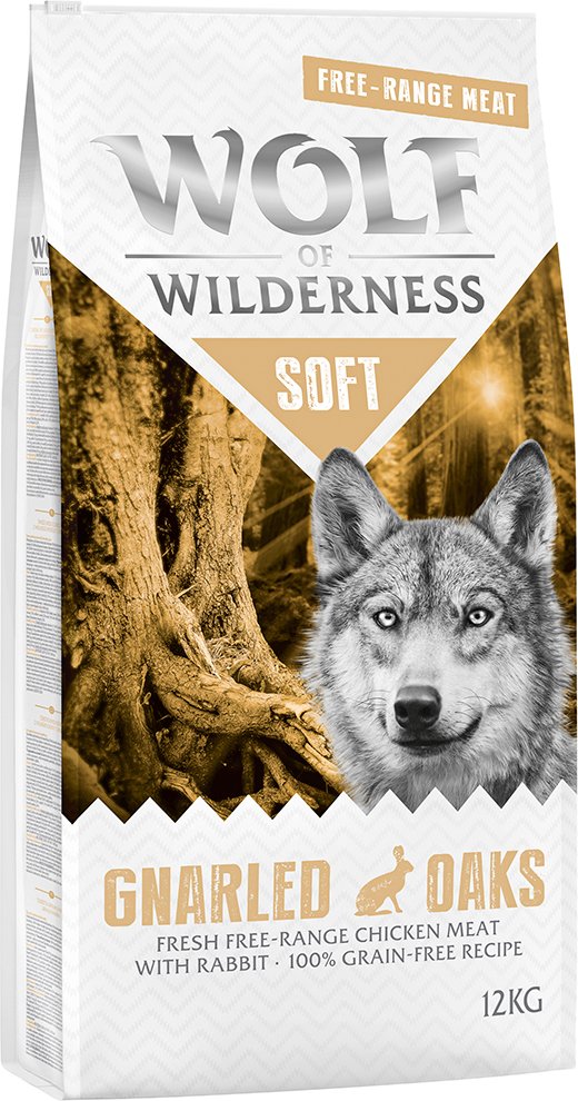 Wolf of Wilderness "Soft - Gnarled Oaks" Freiland-Huhn & Kaninchen - getreidefrei - 12 kg
