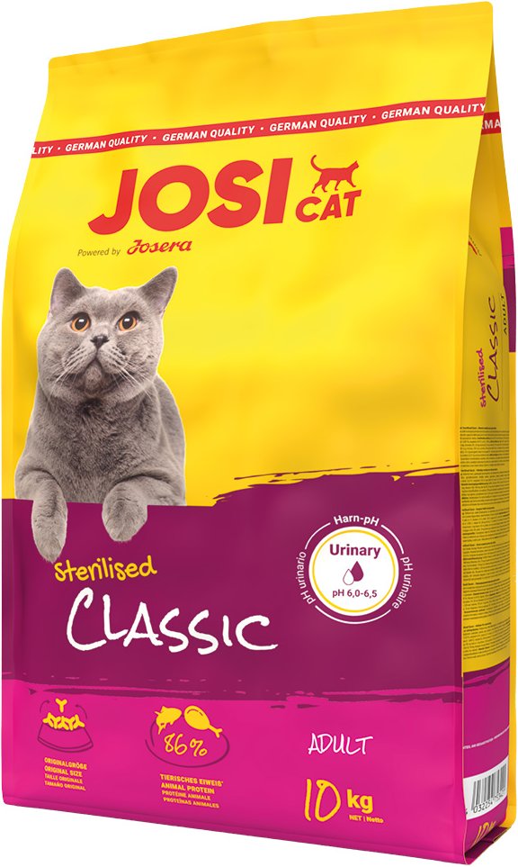 JosiCat Sterilised Classic Lachs - Sparpaket: 2 x 10 kg