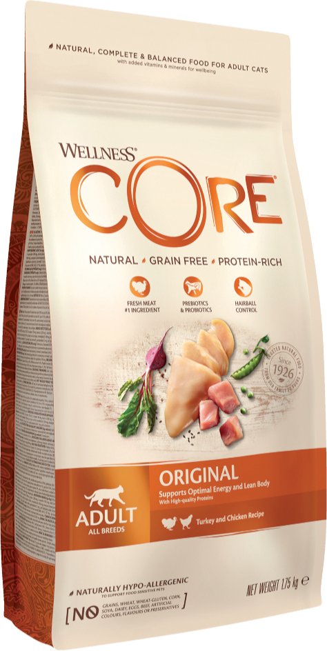 Wellness Core Cat Adult Original Truthahn & Huhn - 1,75 kg