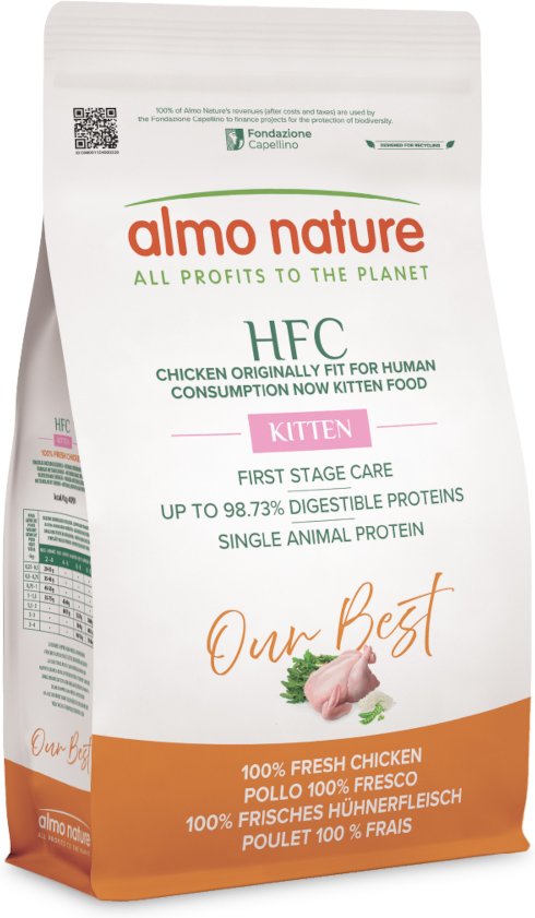 Thumbnail - Almo Nature HFC Kitten Huhn - 1,2 kg