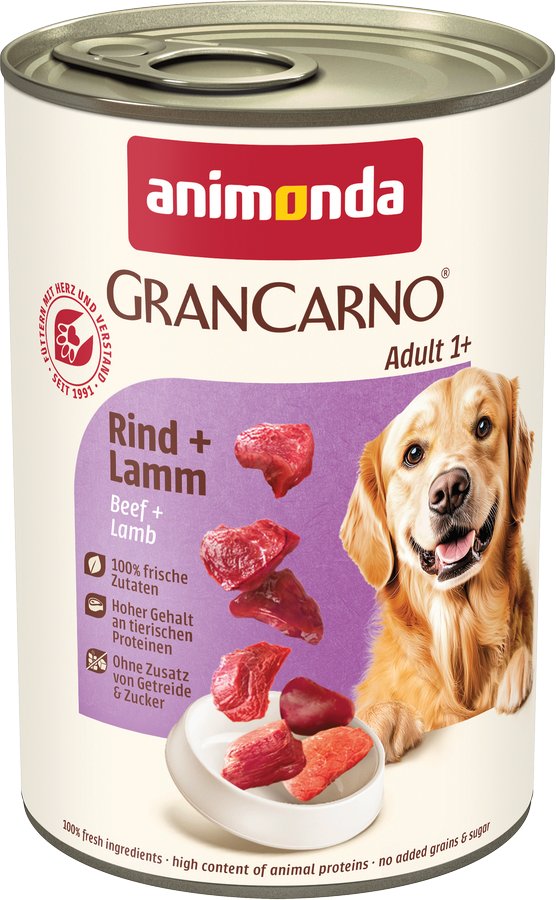 Sparpaket animonda GranCarno Original 12 x 400 g - Rind + Lamm