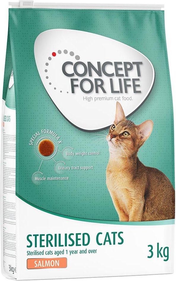 Concept for Life Sterilised Cats Lachs - 3 kg