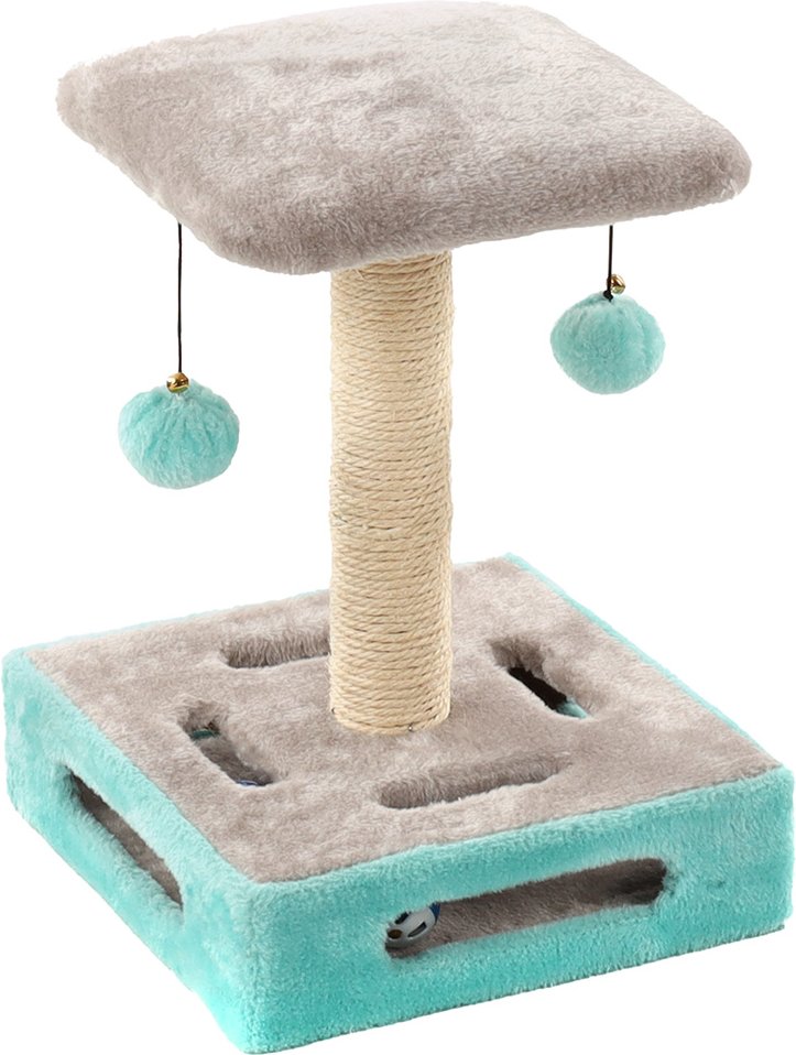 Flamingo Kratzbaum Cya 1 - türkis / grau