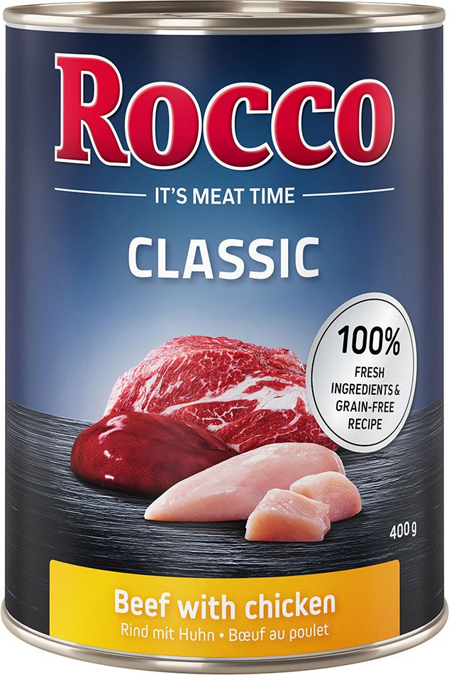 Rocco Classic 6 x 400 g - Rind mit Huhn