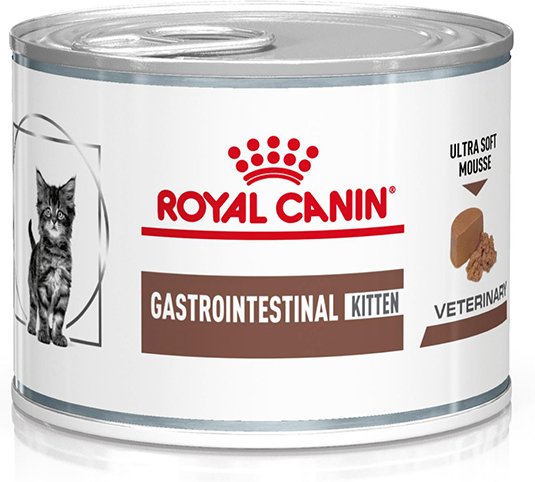 Royal Canin Veterinary Feline Gastrointestinal Kitten Ultra Soft Mousse - 12 x 195 g