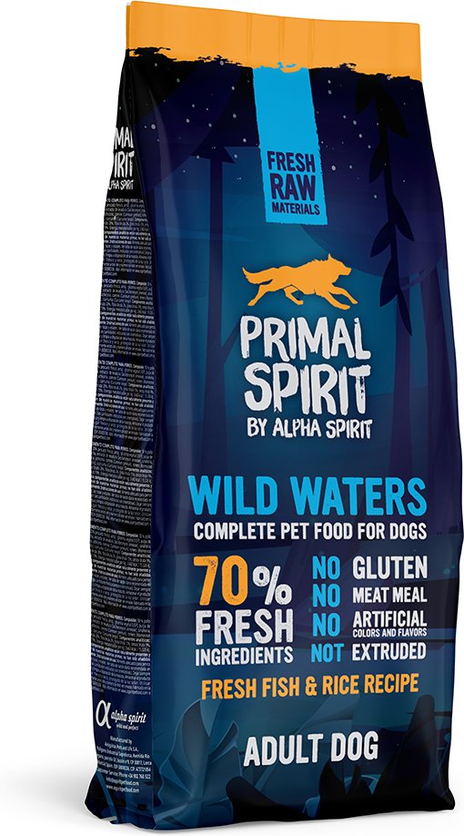 Primal Spirit 70% Wild Waters Hundefutter - 12 kg
